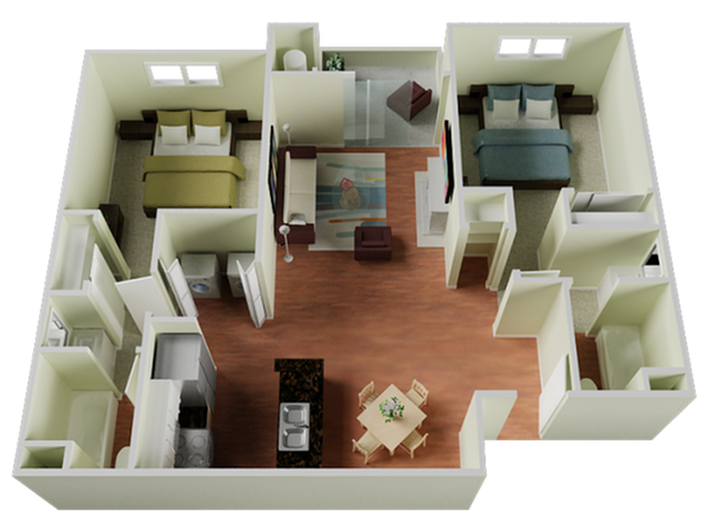 Floor plan Floor plan at The Edge, Davis,California